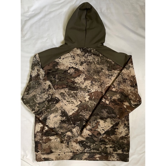 Cabelas Camo Hoodie Pullover Sweatshirt Outdoor Men XL - Picture 2 of 7